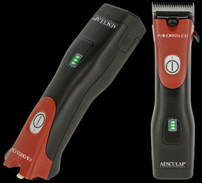 Kerbl Aesculap Favorita CLi Akkuschermaschine Signalrot – Bild 1 von 7