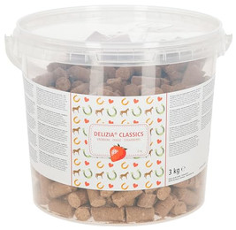 Produktbild von Kerbl Delizia Belohnungswürfel Classic Erdbeere für Pferde - 3 kg