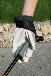 Produktbild von Kerbl Eco Okuda Arbeitshandschuhe Ziegenleder Größe 8