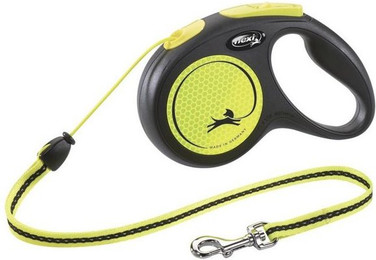 Produktbild von Kerbl Flexi New NEON S Seil-Roll-Leine 5 m - 5 m