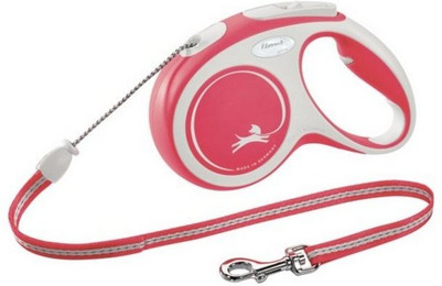 Produktbild von Kerbl Flexi Rollleine New Comfort Seil 5m bis 20kg rot - 5 m