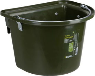 Kerbl Futterkrippe grün mit Einhängebügel und Tragegriff - 12 l – Bild 1 von 2
