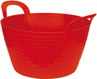 Produktbild von Kerbl Futterstation FlexBag Kunststofftrog 28 l rot - 28 l