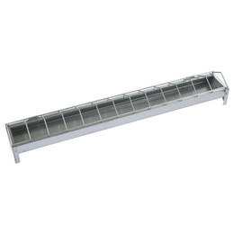Produktbild von Kerbl Futtertrog für Hühner verzinkt 50x7 cm