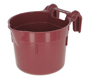Produktbild von Kerbl Futtertrog zum Einhängen HangOn, Rose - 8 l
