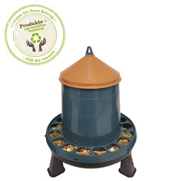 Produktbild von Kerbl Geflügel Futterautomat mit Füßen Eco Recycle - 2 kg