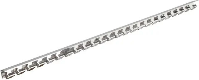 Kerbl Hakenleiste für PVC-Streifenvorhang aus Edelstahl AISI 304 – Bild 1 von 3