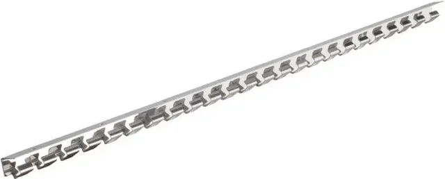 Kerbl Hakenleiste für PVC-Vorhang 200 cm Edelstahl - 200 cm – Bild 1 von 3