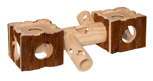 Kerbl Hamsterburg mit Tunnel Nature – Bild 1 von 2