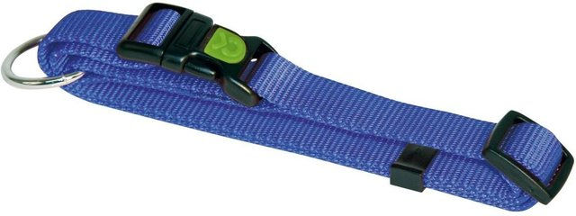 Produktbild von Kerbl Hunde-Halsband Miami 15 mm blau verstellbar 30-45 cm