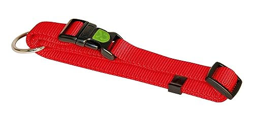 Produktbild von Kerbl Hunde-Halsband Miami 20-35 cm rot - 1 Stk.
