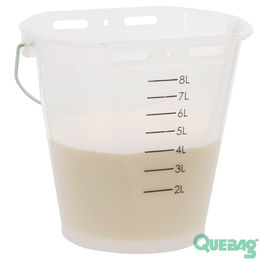 Kerbl Kälbereimer transparent mit Skala – Bild 1 von 6