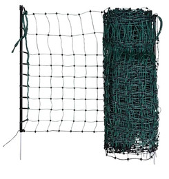 Produktbild von Kerbl Kaninchennetz elektrifizierbar 12 m x 65 cm grün
