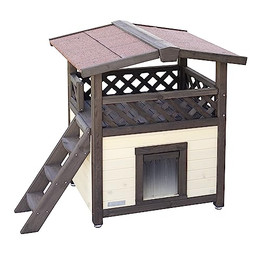 Produktbild von Kerbl Katzenhaus beheizbar 4-Seasons Deluxe