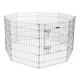 Produktbild von Kerbl Kleintiergehege Ø 143 cm mit 8 Zaunelementen