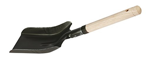 Produktbild von Kerbl Kohleschaufel schmal Metall mit Holzgriff