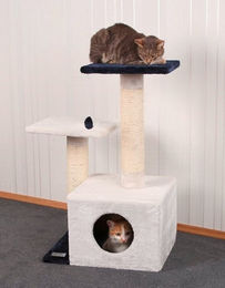 Produktbild von Kerbl Kratzbaum SAPHIR XL weiß marine Höhe 82 cm