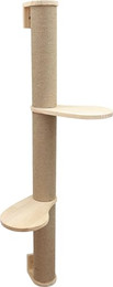 Produktbild von Kerbl Kratzsäule Timber Natur 127 cm