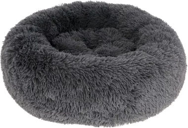 Kerbl Kuschelbett Fluffy Ø 60 cm grau - 1 Stk. – Bild 1 von 6