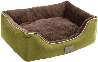 Kerbl Kuschelbett Samuel 50x40 cm grün/dunkelgrau – Bild 1 von 6