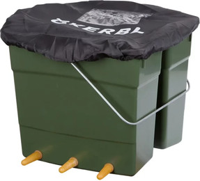 Produktbild von Kerbl Lammeimer mit 6 Saugern und Schrägboden - 10 l