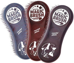 Produktbild von Kerbl MagicBrush Set WildBerry Pferdebürsten 3er Set