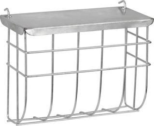 Kerbl Metallheuraufe mit Deckel – Bild 1 von 2