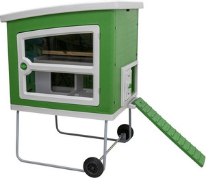 Produktbild von Kerbl Mobile Coop mobiler Hühnerstall Kunststoff 119x96x162cm