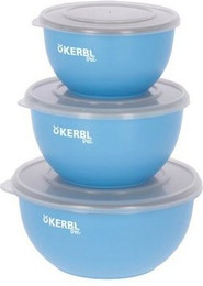 Produktbild von Kerbl Pet Edelstahlnapf-Set mit Deckel blau