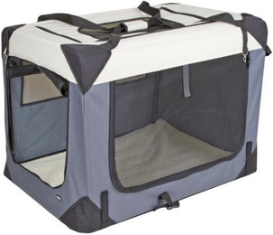 Produktbild von Kerbl Pet Transportbox Journey grau/beige