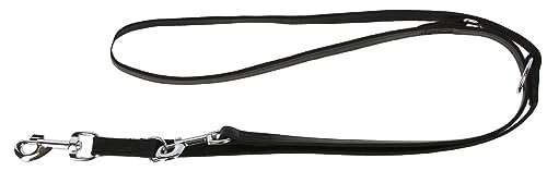 Produktbild von Kerbl Pet Vegas Führleine schwarz 22 mm x 240 cm genäht ausschnallbar - 240 cm