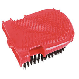 Produktbild von Kerbl Putzhandschuh aus Kunststoff Rot