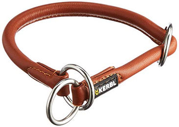 Kerbl Rundleder-Hundehalsband Roma mit Stopper 45 cm - 45 cm – Bild 1 von 4