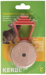 Produktbild von Kerbl Salzleckstein mit Halter - 80 g
