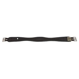 Kerbl Sattelgurt PU geschweift 120 cm Schwarz - 120 cm – Bild 1 von 3