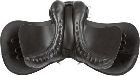 Produktbild von Kerbl Sattelset schwarz 17,5 Zoll