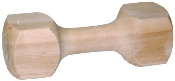 Produktbild von Kerbl Spielknochen Apportierholz Hartholz eckig 24 cm - 0,4 kg