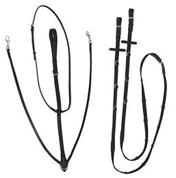 Kerbl Thiedemannzügel schwarz Full Warmblut – Bild 1 von 4