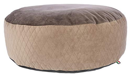 Produktbild von Kerbl Tierbett Liegekissen Pouf 80x25 cm taupe/braun