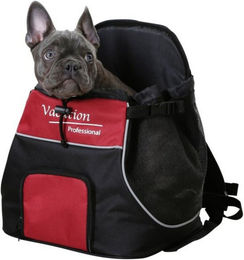 Produktbild von Kerbl Tiertransportbox Kerbl Fronttragetasche Vacation schwarz rot 80589