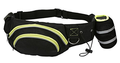 Produktbild von Kerbl Trainings-Bauchgurt Active schwarz/neon grün