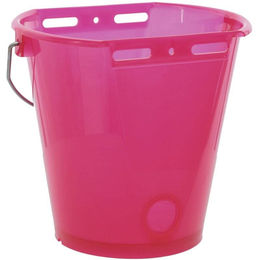 Kerbl Tränkeeimer rosa transparent mit Skala - 8 l – Bild 1 von 3