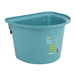 Produktbild von Kerbl Transportkrippe mit Einhängebügel, aquamarin - 20 l