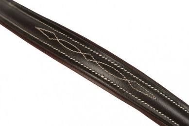 Kerbl Trensenzaum Classic Leder Warmblut Braun – Bild 1 von 11