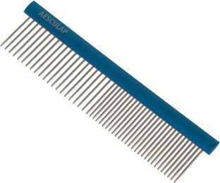 Produktbild von Kerbl VH404 Aesculap Fellkamm mit Aluminiumgriff Blau