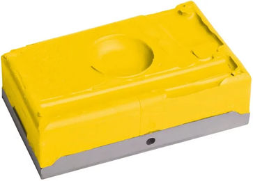 Produktbild von Kerbl Wachsblock für Bocksprunggeschirr gelb