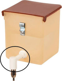 Kerbl Weißes Kunststoffteil, allein für 74160 und 74163 - 1 Stk – Bild 1 von 2