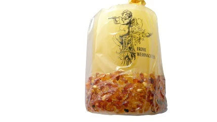 Produktbild von Kerze WEIHNACHTEN mit Bernstein