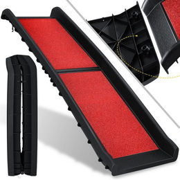 Produktbild von KESSER Hunderampe, Hunderampe Hundetreppe Hundeautorampe Auto klappbar