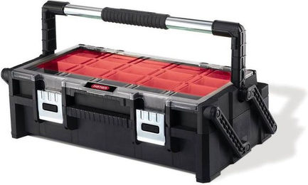KETER Sortimentskasten Organizer 22" Cantilever schwarz/rot – Bild 1 von 7